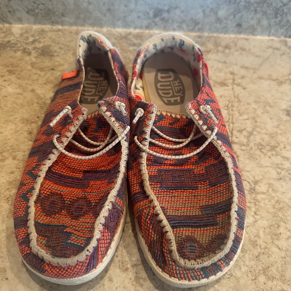 Hey Dude Multicolor Zigzag Casual Shoes - Picture 5 of 6
